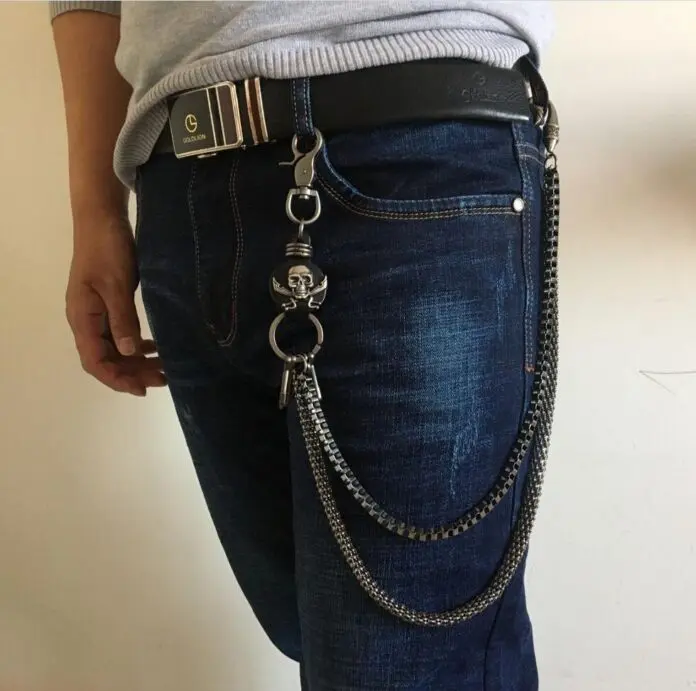 wallet and chain mens