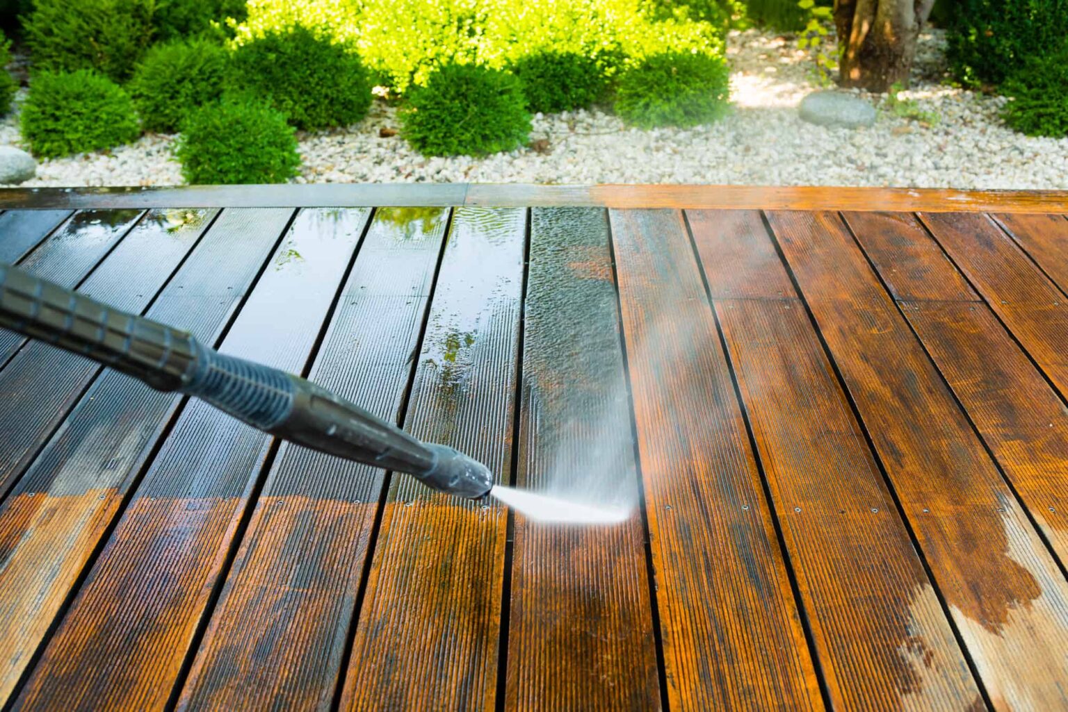 How To Remove Wood Stain from Composite Decking Green Poison