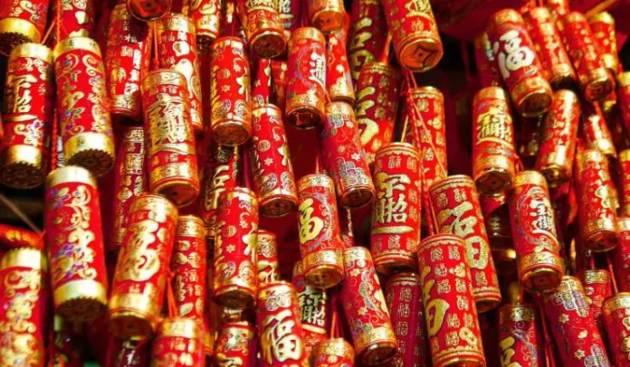 Firecrackers for chinese new year