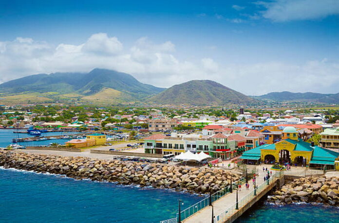 Port Zante in Basseterre town, Saint Kitts And Nevis. Article about acquiring Saint Kitts and Nevis passport