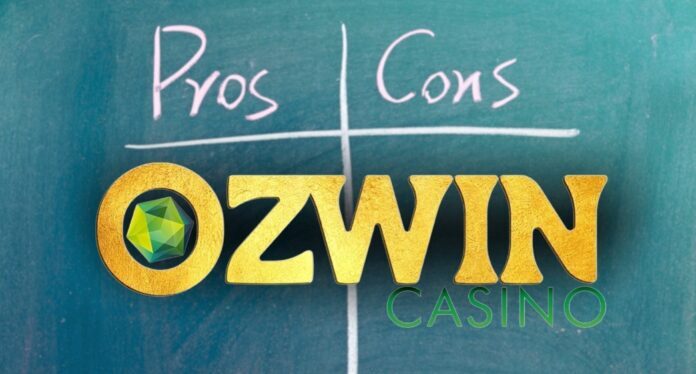 Pros & Cons of ozwin casino in australia