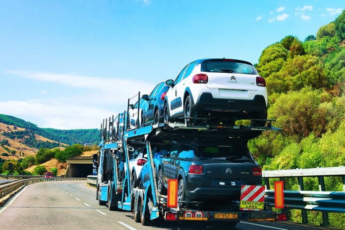 open trailer car transport - Multi-vehicle, multi-level